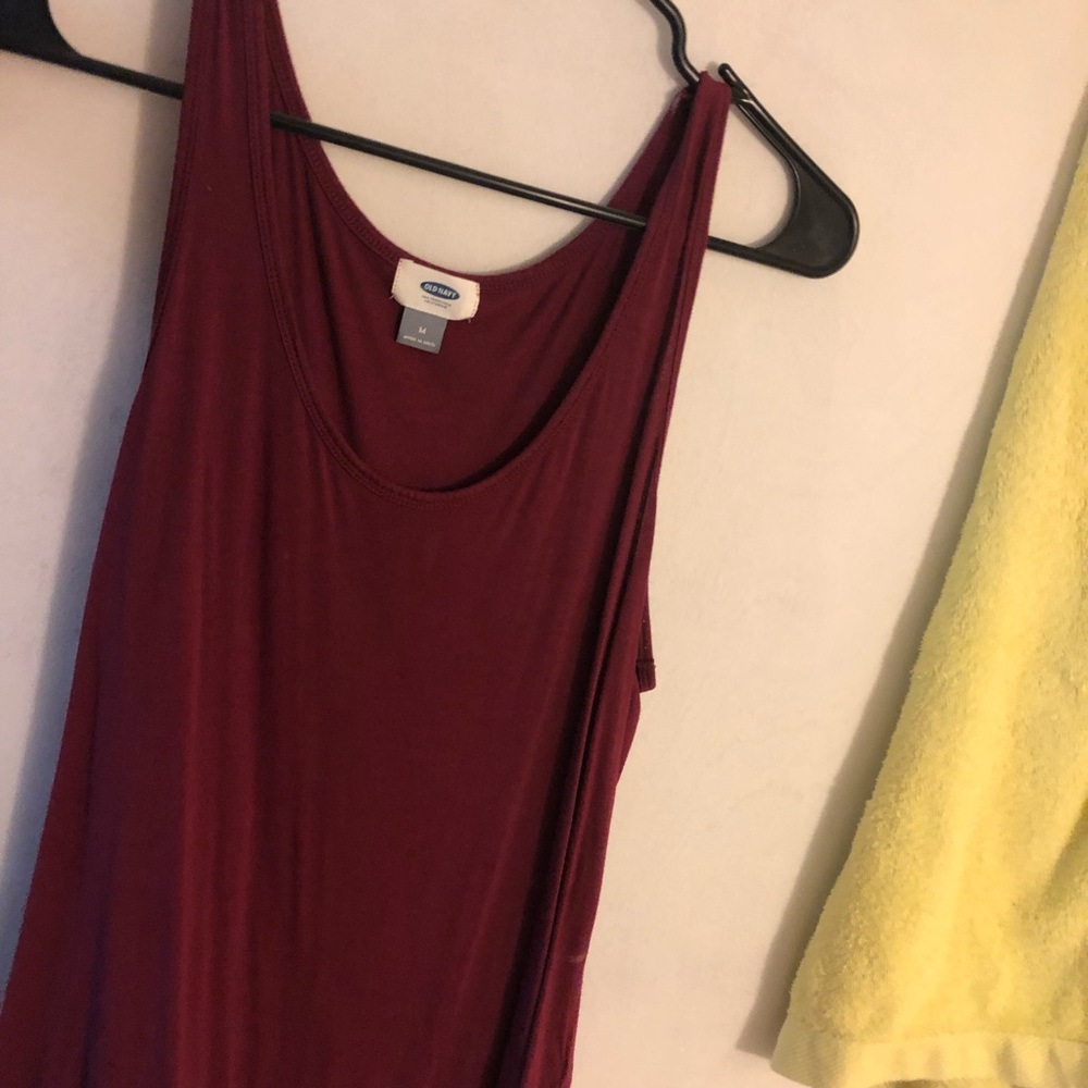 Old Navy Maroon tank top